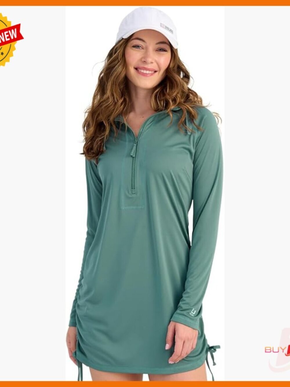Performance Fishing Dress with UPF 50+ Sun Protection, Lightweight Quick-Dry